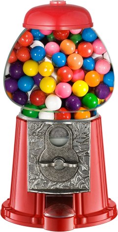 Classic Red Medium Gumball Machine