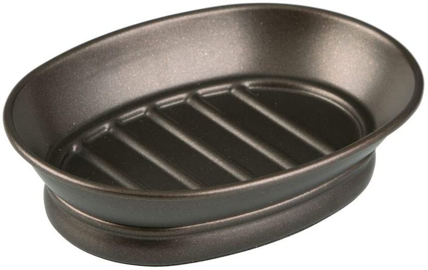 iDesign York Countertop Bar Soap Dish