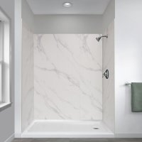 Hazelwood Home Jetcoat Three Panel Shower Wall