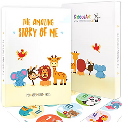 KiddosArt The Amazing Story of Me Baby Book