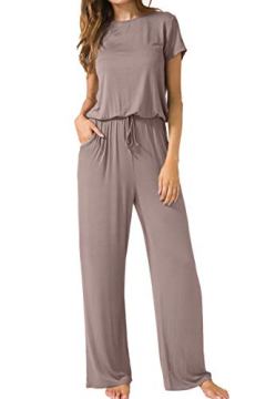 Lainab Women's Wide Leg Casual Jumpsuit