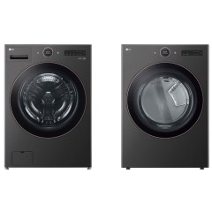 LG  Black Steel Washer and Dryer Set