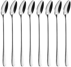 Mcirco Long-Handle Stainless-Steel Spoon Set