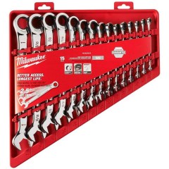 Milwaukee  Ratcheting Combination Wrench Set