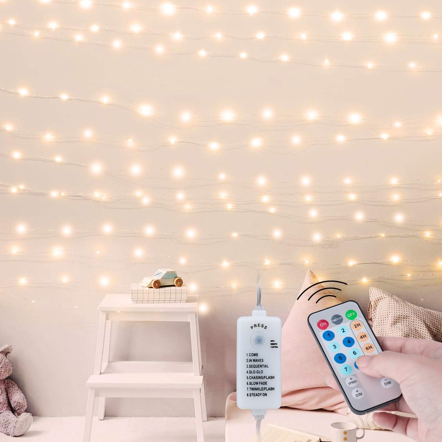 Minetom Fairy String Lights with Remote