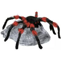 Spirit Halloween Red and Black Jumping Spider Animatronic