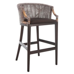 SAFAVIEH  Brando Rattan 30-inch Bar Stool