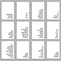 The Ritzy Rose 24 Sarcastic Christmas Cards