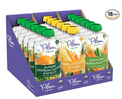 Plum Organics Hearty Veggie Organic Baby Food Variety Pack