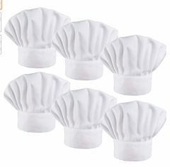 Lilments 6 Pack of Elastic Chef's Hats