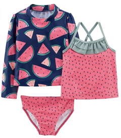 Simple Joys by Carter's 3-Piece Assorted Rashguard Sets