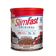 SlimFast Rich Chocolate Royal Balanced Nutrition Meal Replacement Shake Mix