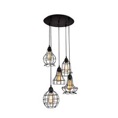 Unitary Rustic Barn Metal Chandelier