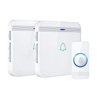 AVANTEK Waterproof Door Chime Kit with 2 Plug-In Receivers