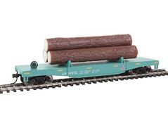 Walthers Trainline Log Dump Car With Logs