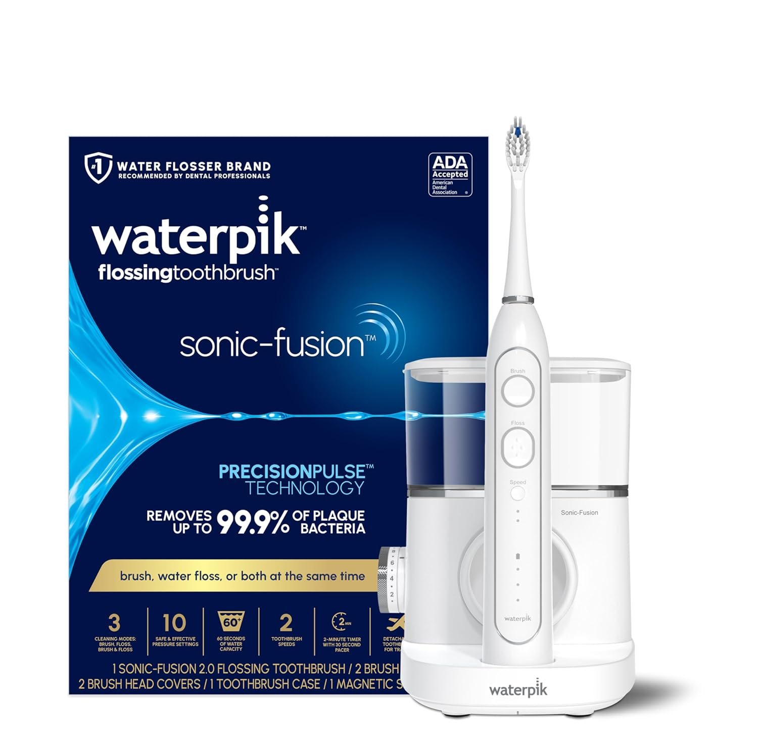 Waterpik Sonic-Fusion 2.0 Professional Flossing Electric Toothbrush